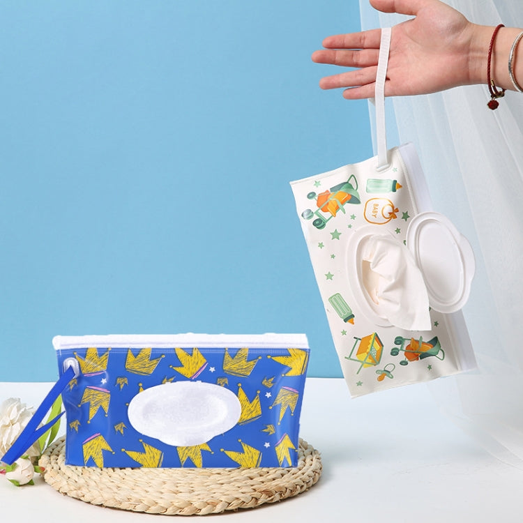 Baby EVA Wet Wipes Bag Portable Flip Removable Sanitary Wet Wipes Bag(Cactus) - Storage Bags by PMC TechLife | Online Shopping South Africa | PMC TechLife