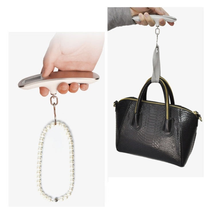 Stainless Steel Handheld Electronic Luggage Scale Portable Express Scale(Black) - Hanging Scales by PMC TechLife | Online Shopping South Africa | PMC TechLife | Buy Now Pay Later Mobicred