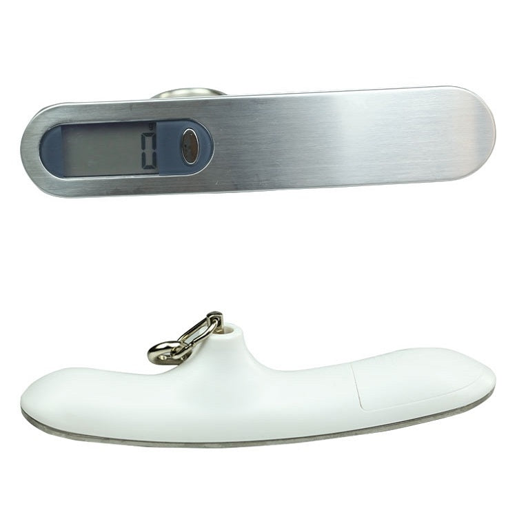 Stainless Steel Handheld Electronic Luggage Scale Portable Express Scale(White) - Hanging Scales by PMC TechLife | Online Shopping South Africa | PMC TechLife