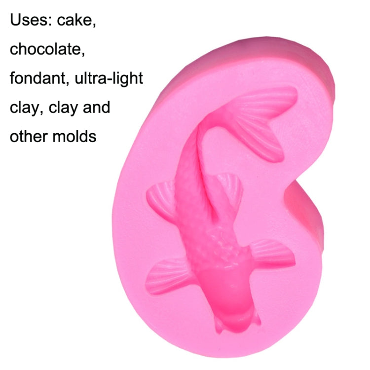 2 PCS Goldfish Baking Fondant Silicone Mold Cake Decorating(Pink) - Food Molds by PMC TechLife | Online Shopping South Africa | PMC TechLife | Buy Now Pay Later Mobicred