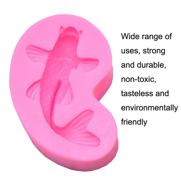 2 PCS Goldfish Baking Fondant Silicone Mold Cake Decorating(Pink) - Food Molds by PMC TechLife | Online Shopping South Africa | PMC TechLife | Buy Now Pay Later Mobicred