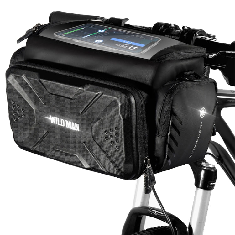 WILD MAN GS6 4L Outdoor Cycling Waterproof Bicycle Bag(Black) - free shipping - PMC TechLife - Order now!