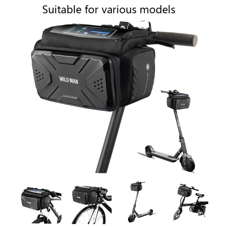 WILD MAN GS6 4L Outdoor Cycling Waterproof Bicycle Bag(Black) - free shipping - PMC TechLife - Order now!