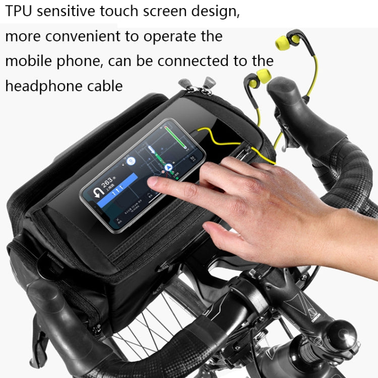 WILD MAN GS6 4L Outdoor Cycling Waterproof Bicycle Bag(Black) - free shipping - PMC TechLife - Order now!