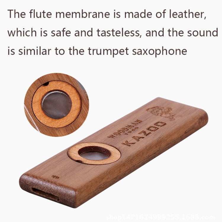 ADL07 Wooden Environmental Protection Portable Kazoo(ADL07) - Wind Instruments by PMC TechLife | Online Shopping South Africa | PMC TechLife
