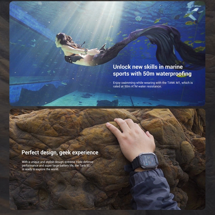 SATM M1 Outdoor Waterproof Bluetooth Smart Watch(Black) - Smart Watches by PMC TechLife | Online Shopping South Africa | PMC TechLife | Buy Now Pay Later Mobicred