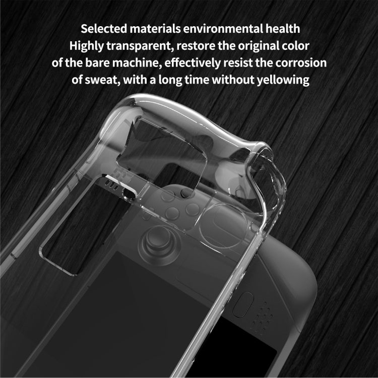 PGTECH Split Crystal Hard Shell Case for Steam Deck Game Console - Cover Case by PMC TechLife | Online Shopping South Africa | PMC TechLife | Buy Now Pay Later Mobicred