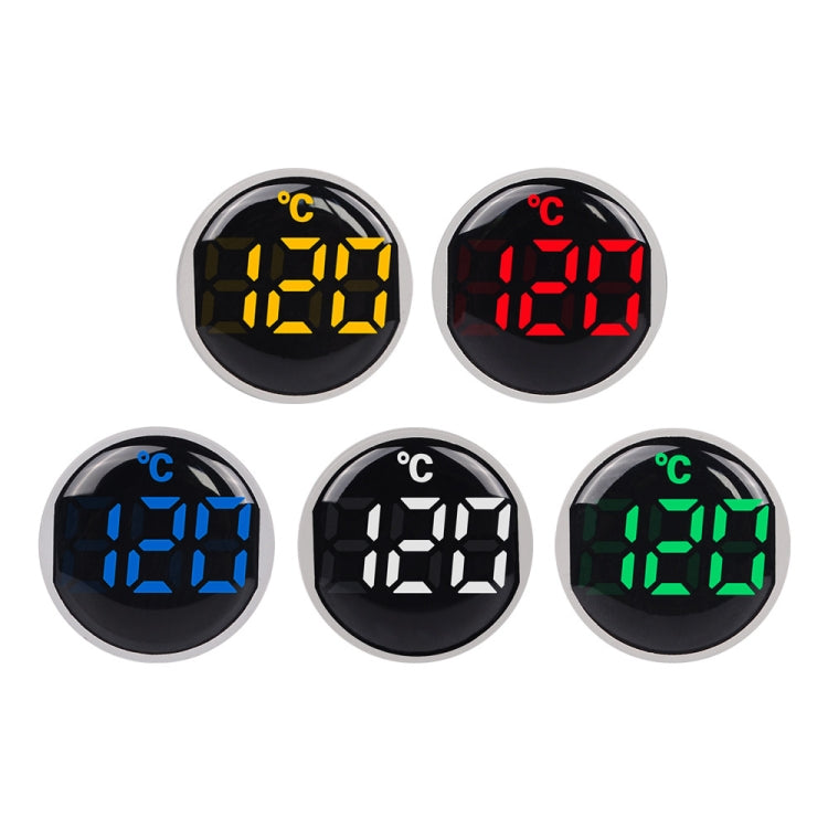 SINOTIMER -20-199 Degrees Celsius Small Temperature Display Indicator(ST16C-05 Yellow) - Thermostat & Thermometer by SINOTIMER | Online Shopping South Africa | PMC TechLife | Buy Now Pay Later Mobicred