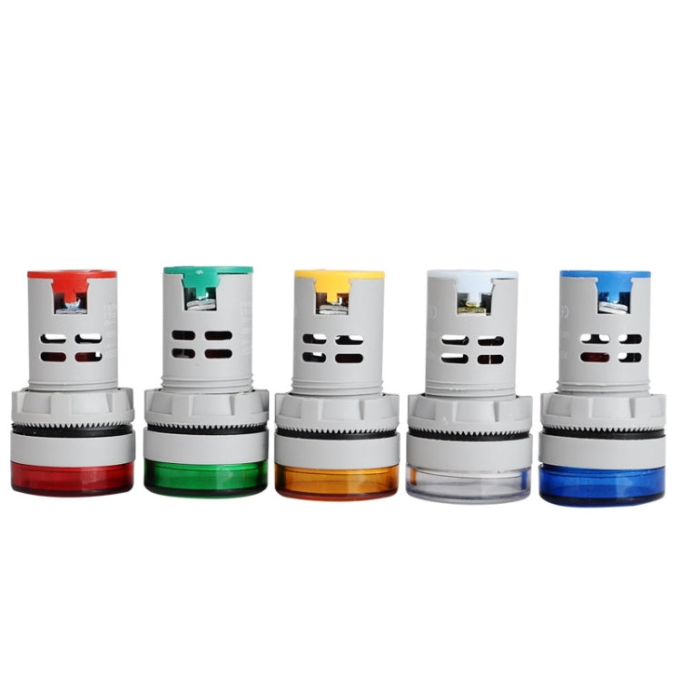 2 PCS DC Voltage Signal Indicator 22mm Round 6-100V Universal Voltmeter(ST16VD-04 Green) - Current & Voltage Tester by SINOTIMER | Online Shopping South Africa | PMC TechLife | Buy Now Pay Later Mobicred