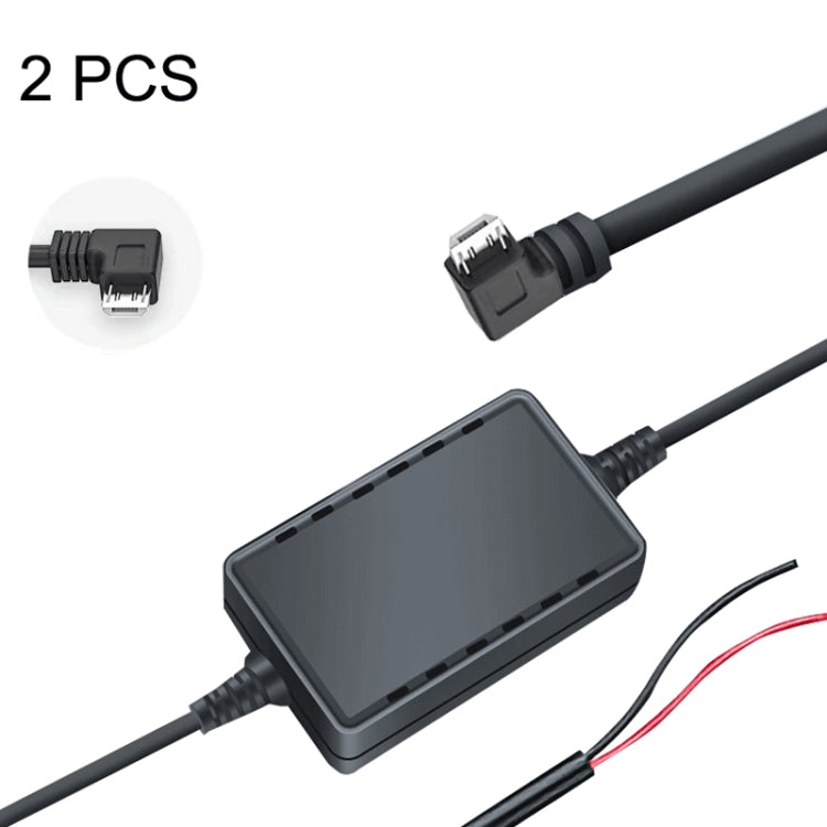 2 PCS USB Car Charge 12V To 5V Navigation Instrument Reduction Line(Android Right Bend) - DIY Modified Charger by PMC TechLife | Online Shopping South Africa | PMC TechLife