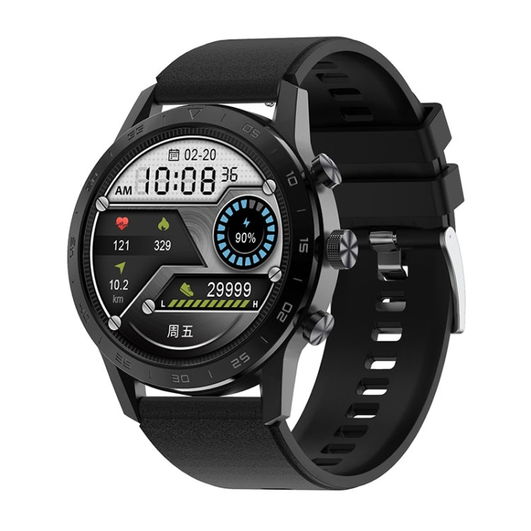 LOANIY DT70 Analog Digital Dual Display Smart Call Watch(Black Silicone) - free shipping - PMC TechLife - Order now!