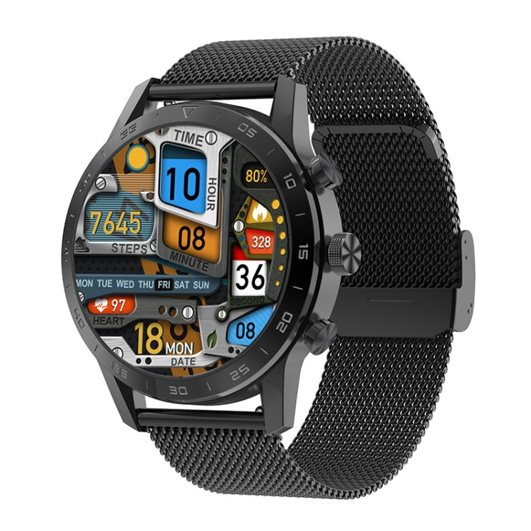LOANIY DT70 Analog Digital Dual Display Smart Call Watch(Black Steel) - free shipping - PMC TechLife - Order now!