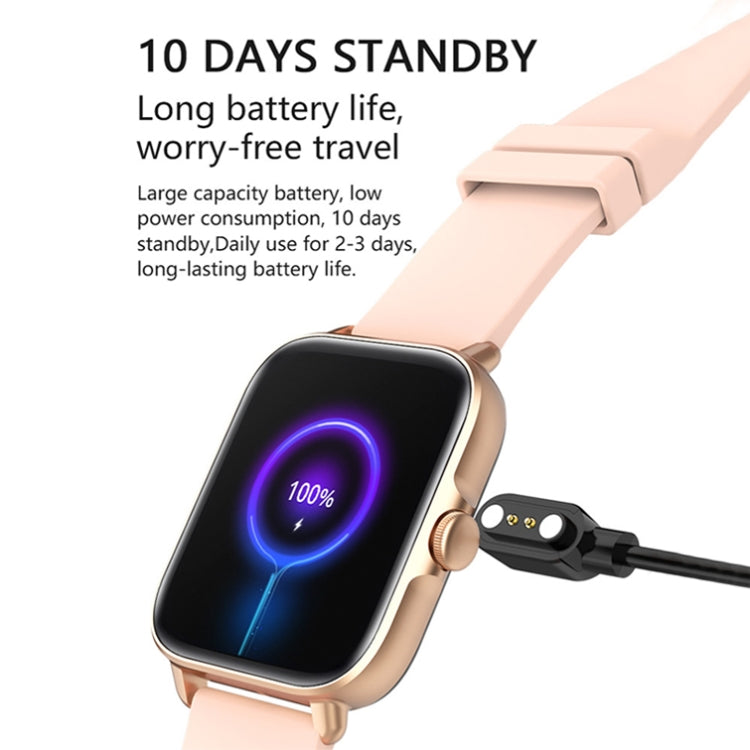 LOANIY Y22 Heart Rate Monitoring Smart Bluetooth Watch, Color: Pink - free shipping - PMC TechLife - Order now!