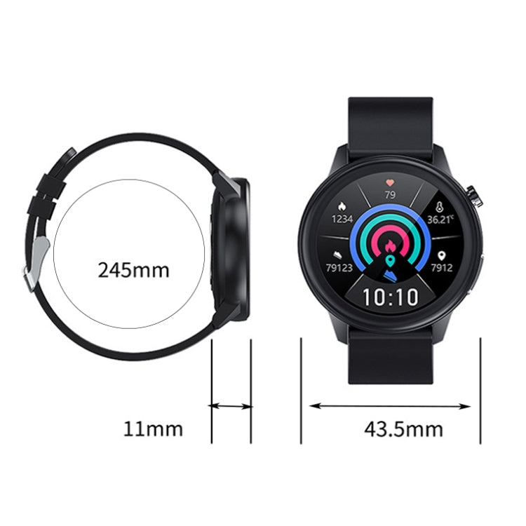 LOANIY E80 1.3 Inch Heart Rate Detection Smart Watch, Color: Black Steel - free shipping - PMC TechLife - Order now!