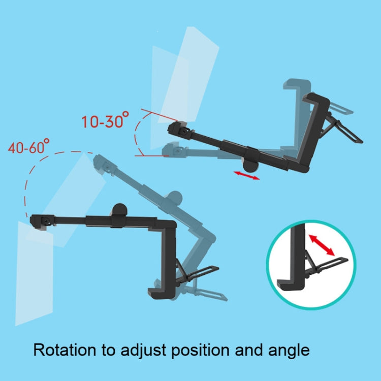 F22 Mobile Phone Screen Amplifier Desktop Lazy Folding Convenient Mobile Phone Stand(Black) - free shipping - PMC TechLife - Order now!