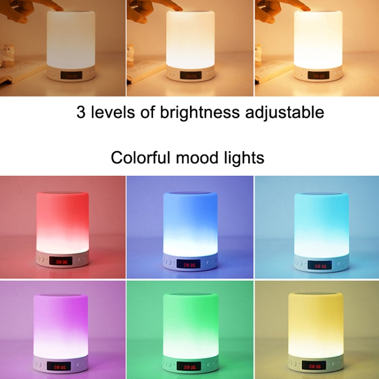 Bluetooth Speakers Pat Lights Charging Card Audio With Atmosphere Lamp(Ordinary Package) - Desktop Speaker by PMC TechLife | Online Shopping South Africa | PMC TechLife