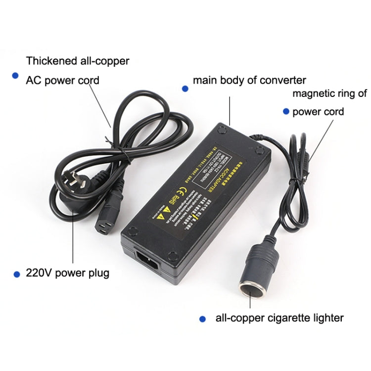 220V To 12V Power Converter 15A Car to Household Power Adapter, Plug Type: UK Plug - Step-down Transformer by PMC TechLife | Online Shopping South Africa | PMC TechLife