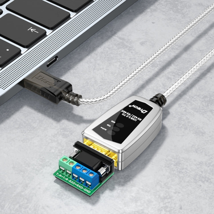DTECH DT-5119 0.5m USB To RS485/422 Industrial Converter Serial Line Communication Adapter - free shipping - PMC TechLife - Order now!