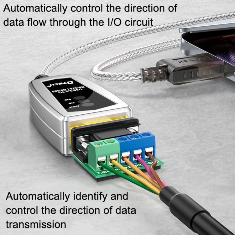 DTECH DT-5119 0.5m USB To RS485/422 Industrial Converter Serial Line Communication Adapter - free shipping - PMC TechLife - Order now!
