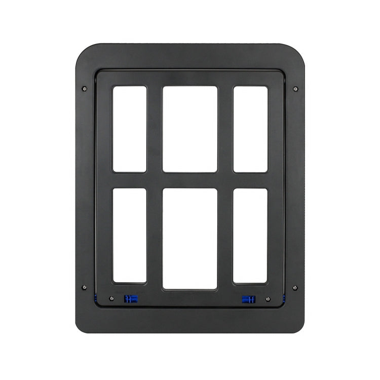 34cmx 44cm Pet Window Door Dog Cat Cave Anti-mosquito Pet Lattice Door(Black) - Pet Screen Doors by PMC TechLife | Online Shopping South Africa | PMC TechLife