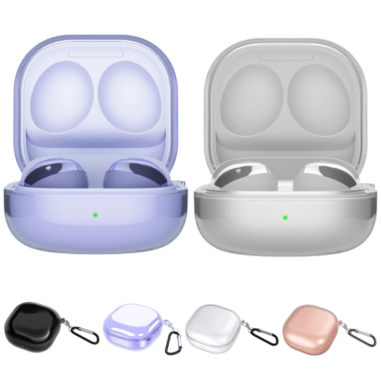 High Transparent TPU Earphone Case For Samsung Galaxy Buds Pro/Live(Purple) - Samsung Earphone Case by PMC TechLife | Online Shopping South Africa | PMC TechLife