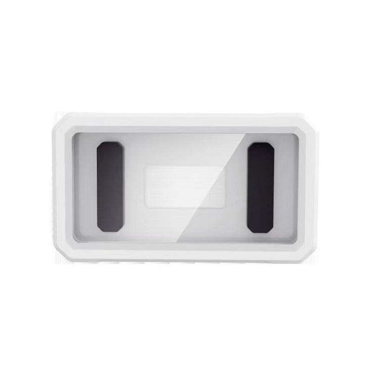 Retractable Rotating Bathroom Waterproof Mobile Phone Box Wall Mount Mobile Phone Holder(White) - Hand-Sticking Bracket by PMC TechLife | Online Shopping South Africa | PMC TechLife