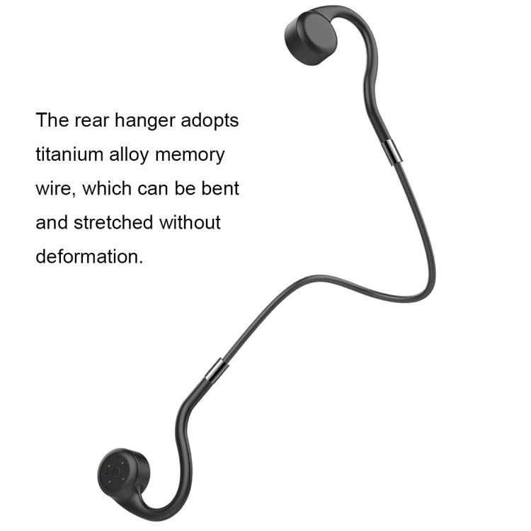 X5 Magnetic Charging Bone Conduction Bluetooth Earphone(Black) - Sport Earphone by PMC TechLife | Online Shopping South Africa | PMC TechLife