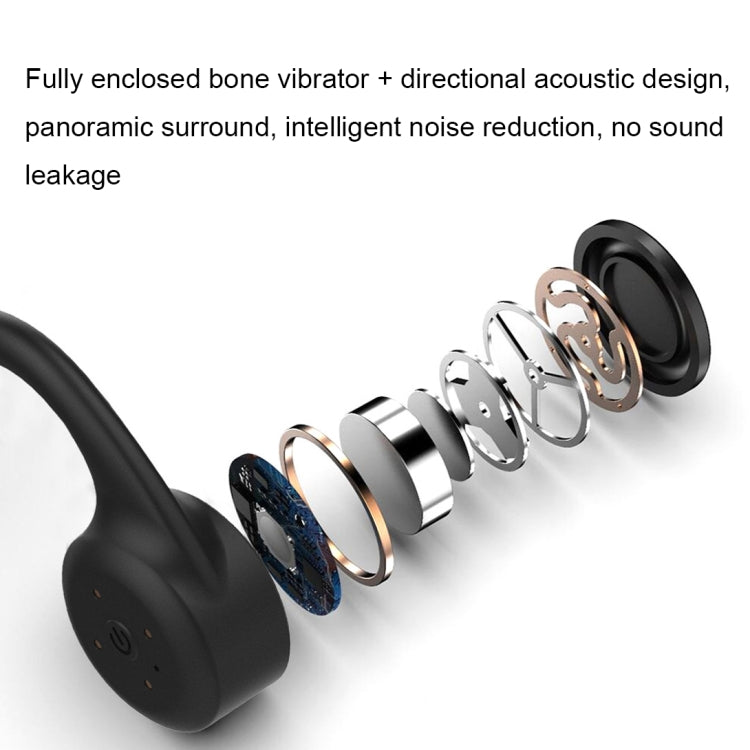 X5 Magnetic Charging Bone Conduction Bluetooth Earphone(Black) - Sport Earphone by PMC TechLife | Online Shopping South Africa | PMC TechLife