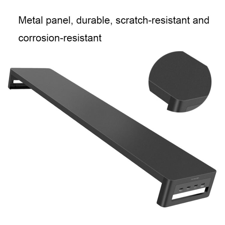 Vaydeer Multifunctional Desktop Widening Monitor Rack, Spec: Single-layer Type (No USB) - free shipping - PMC TechLife - Order now!