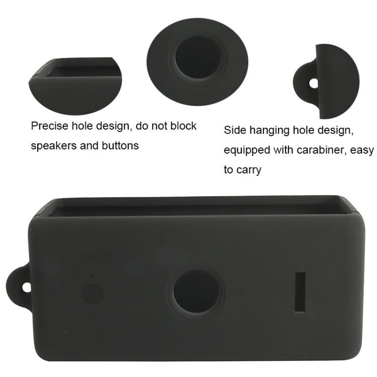 M1 Bluetooth Speaker Silicone Case For Marshall Emberton(Black) - Protective Case by PMC TechLife | Online Shopping South Africa | PMC TechLife