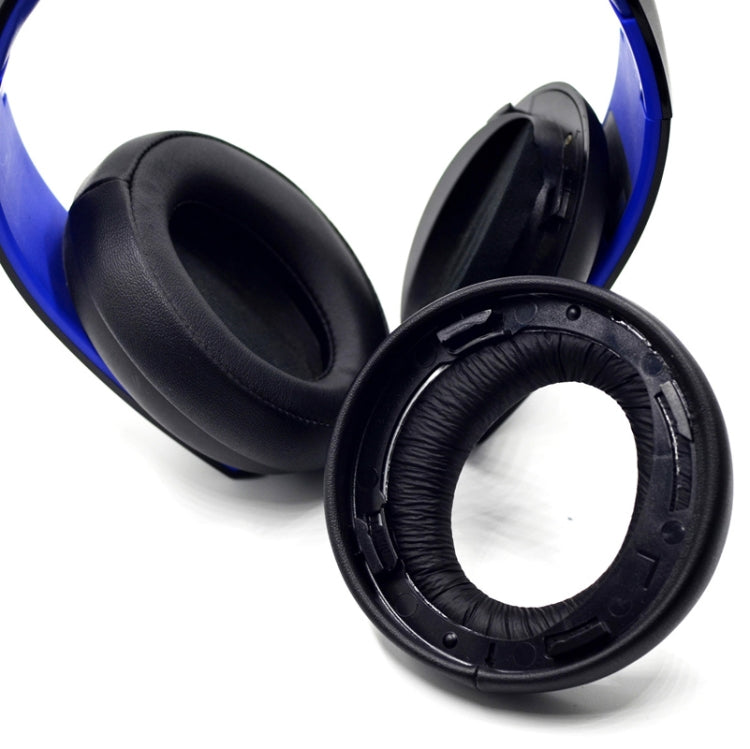 2 PCS Headphone Sponge Cover for SONY PS3 PS4 7.1 Gold,Style: Cloth Fiber Earpads - Earmuff & Pad by PMC TechLife | Online Shopping South Africa | PMC TechLife