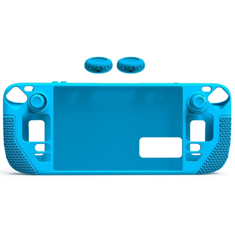 All-Inclusive Silicone Cover With Button Cap For Steam Deck(Blue) - Accessories by PMC TechLife | Online Shopping South Africa | PMC TechLife