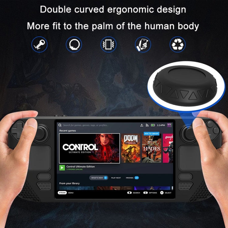 All-Inclusive Silicone Cover With Button Cap For Steam Deck(Red) - free shipping - PMC TechLife - Order now!