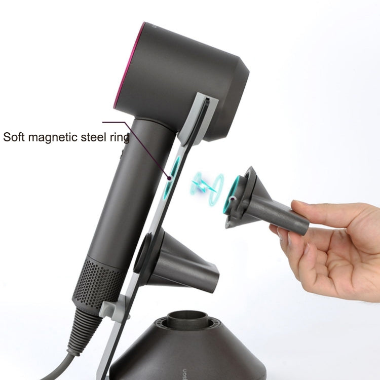 Punch Free Standing Hair Dryer Stand For Dyson 003 Silver - free shipping - PMC TechLife - Order now!