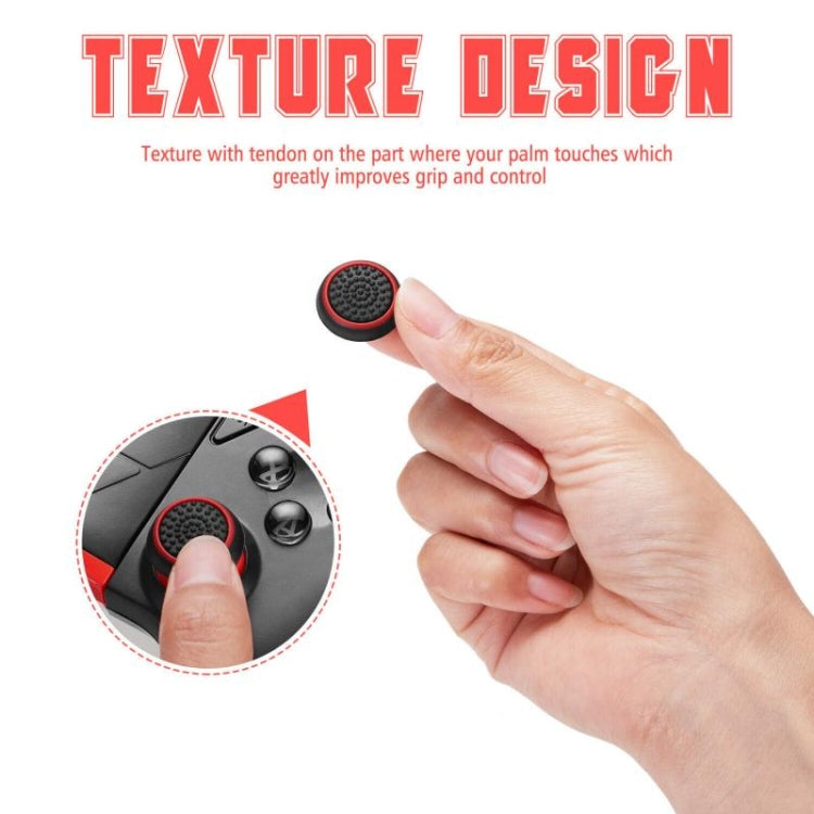 10 PCS Gamepad Silicone Luminous Button Cap Rocker Cap For PS5/PS4/PS3/ONE/360/PRO/series X/S(Black Green Circle) - Cases by PMC TechLife | Online Shopping South Africa | PMC TechLife