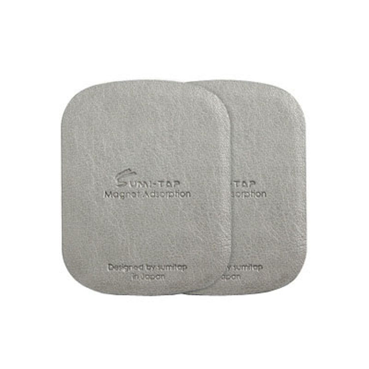 SUMITAP STHP-C40 Leather Square Magnetic Sheet Magnetic Car Phone Holder Accessories(Gray) - Hand-Sticking Bracket by SUMITAP | Online Shopping South Africa | PMC TechLife | Buy Now Pay Later Mobicred