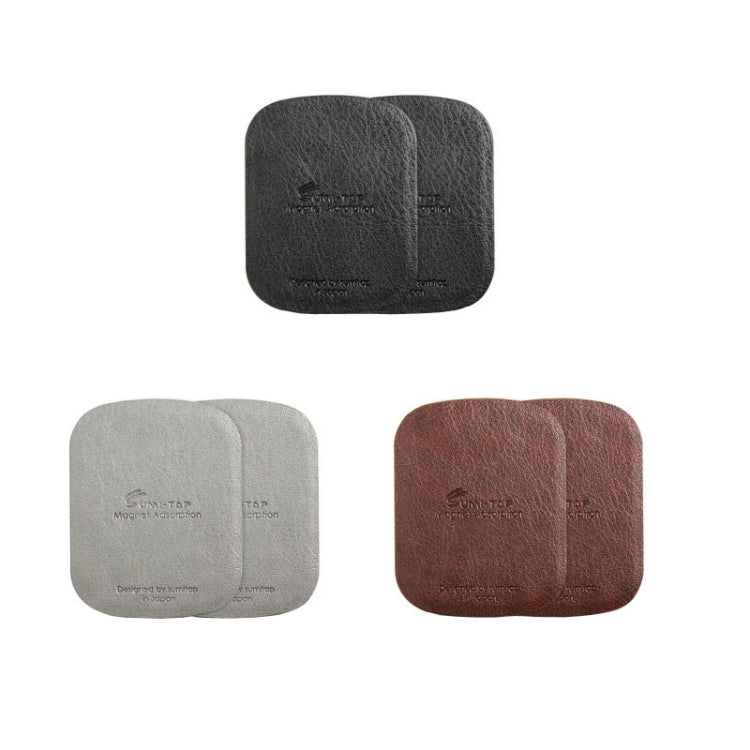SUMITAP STHP-C40 Leather Square Magnetic Sheet Magnetic Car Phone Holder Accessories(Brown) - Hand-Sticking Bracket by SUMITAP | Online Shopping South Africa | PMC TechLife | Buy Now Pay Later Mobicred