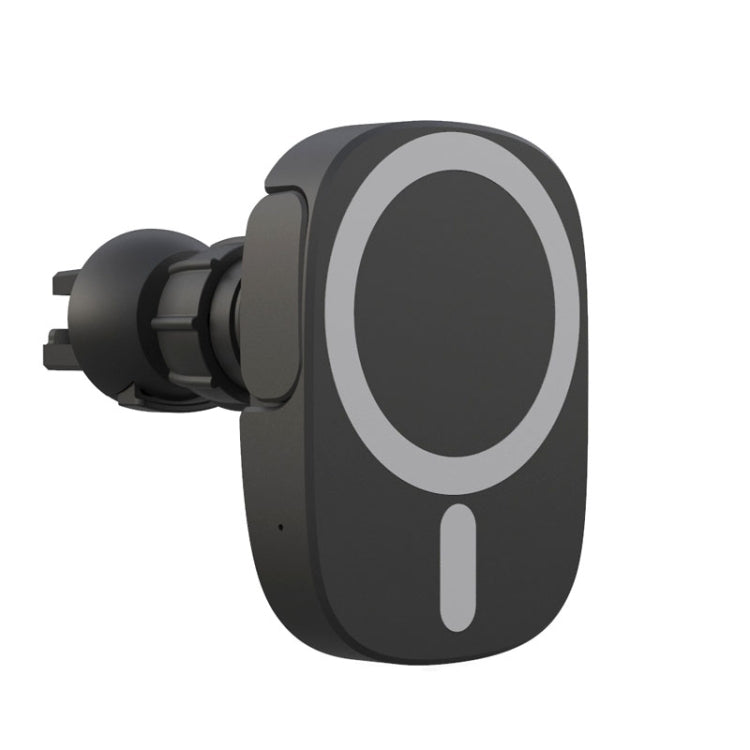 15W Intelligent Car Magnetic Wireless Charging Stand For IPhone 12 / 13 Series (Black) - Wireless Charger Holders by PMC TechLife | Online Shopping South Africa | PMC TechLife