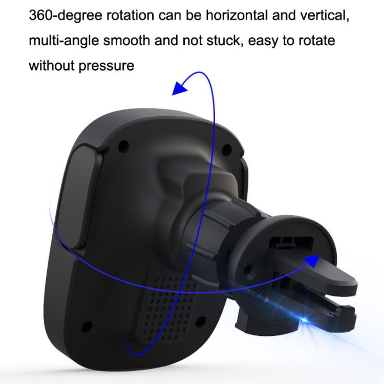 15W Intelligent Car Magnetic Wireless Charging Stand For IPhone 12 / 13 Series (Black) - Wireless Charger Holders by PMC TechLife | Online Shopping South Africa | PMC TechLife