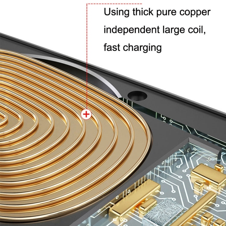 15W Intelligent Car Magnetic Wireless Charging Stand For IPhone 12 / 13 Series (Black) - Wireless Charger Holders by PMC TechLife | Online Shopping South Africa | PMC TechLife