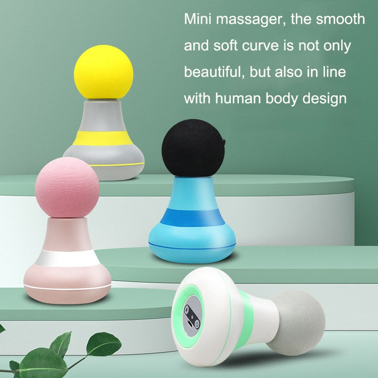 Mini Fascia Device Smart Whole Body Muscle Vibrating Massage Relaxer, Style: Enhanced Model (Yellow) - free shipping - PMC TechLife - Order now!