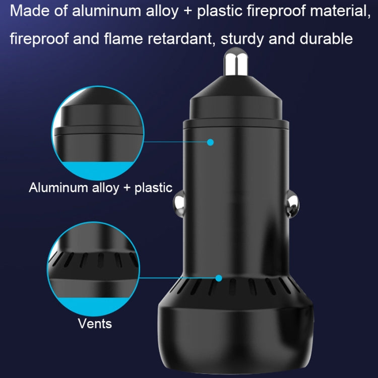 IBD352 Aluminum Alloy Dual Interface Car Charger, Spec: QC3.0 18W+PD 3.0 20W - Car Charger by PMC TechLife | Online Shopping South Africa | PMC TechLife