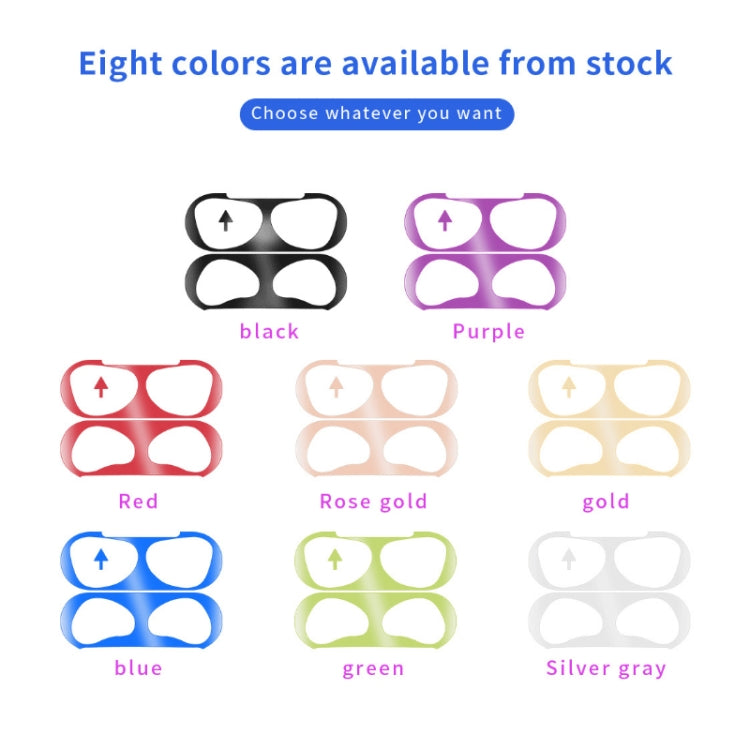 2 PCS Headphone Inner Cover Sticker Dustproof Protective Film For Airpods 3(Green) - Protective Sticker by PMC TechLife | Online Shopping South Africa | PMC TechLife | Buy Now Pay Later Mobicred