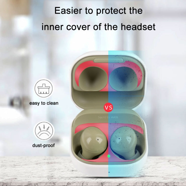 5 PCS Headphone Inner Cover Metal Dustproof Sticker For Samsung Galaxy Buds 2(Rose Gold) - Samsung Earphone Case by PMC TechLife | Online Shopping South Africa | PMC TechLife | Buy Now Pay Later Mobicred