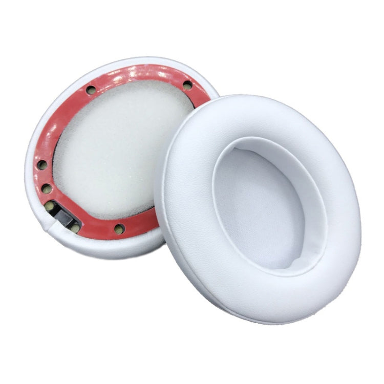 2 PCS Leather Soft Breathable Headphone Cover For Beats Studio 2/3, Color: White - Earmuff & Pad by PMC TechLife | Online Shopping South Africa | PMC TechLife