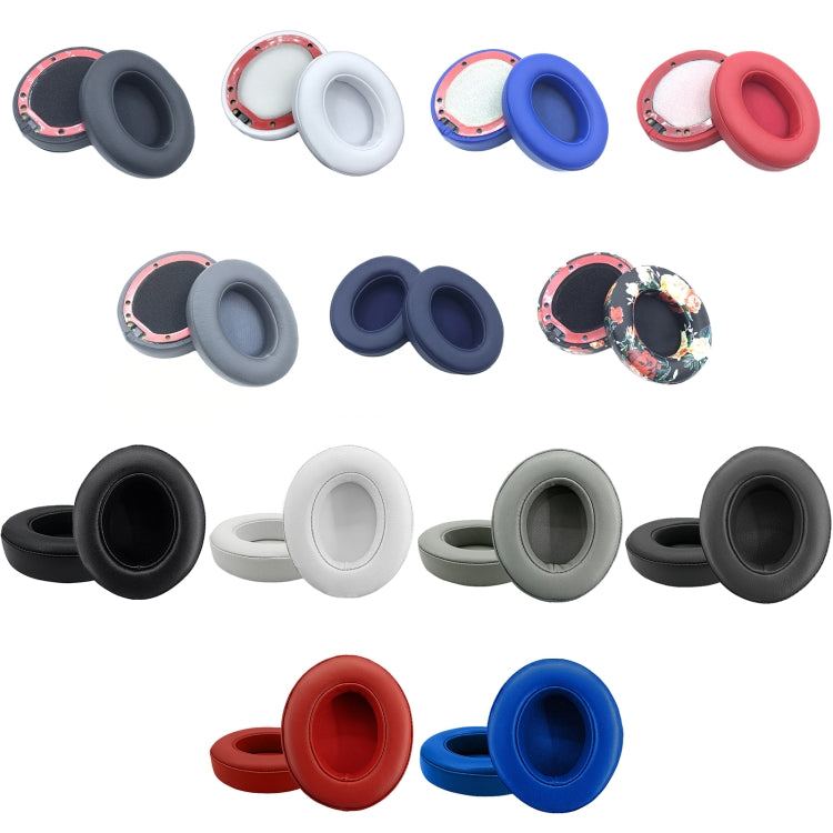 2 PCS Leather Soft Breathable Headphone Cover For Beats Studio 2/3, Color: Sheepskin Gray - Earmuff & Pad by PMC TechLife | Online Shopping South Africa | PMC TechLife