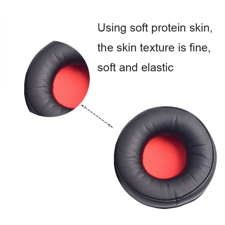 2 PCS Breathable Headphone Case Ear Pads For Audio-Technica ATH-FC7/FC700/FC707/FC5/RE70(Red Net) - Earmuff & Pad by PMC TechLife | Online Shopping South Africa | PMC TechLife