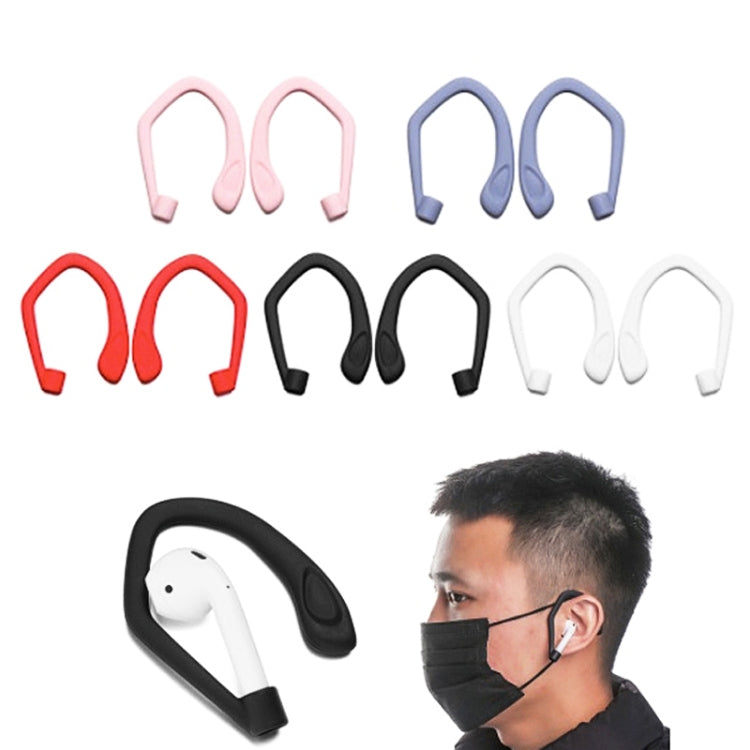 50PCS EG40 For Apple Airpods Pro Sports Wireless Bluetooth Earphone Silicone Non-slip Ear Hook(Purple) - Anti-lost & Holder by PMC TechLife | Online Shopping South Africa | PMC TechLife | Buy Now Pay Later Mobicred