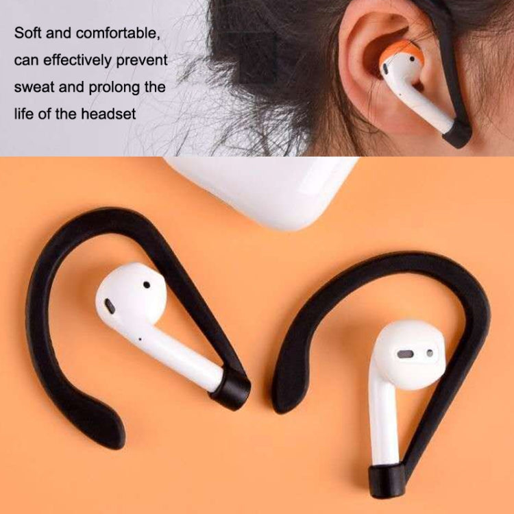 50PCS EG40 For Apple Airpods Pro Sports Wireless Bluetooth Earphone Silicone Non-slip Ear Hook(Black) - Anti-lost & Holder by PMC TechLife | Online Shopping South Africa | PMC TechLife | Buy Now Pay Later Mobicred