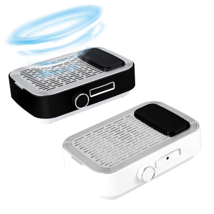 80W Wireless Rechargeable Nail Vacuum Cleaner, Specification: EU Plug (Black) - Nail Art Equipment by PMC TechLife | Online Shopping South Africa | PMC TechLife